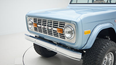 Classic Ford Bronco engine bay