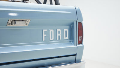 Classic Ford Bronco engine bay