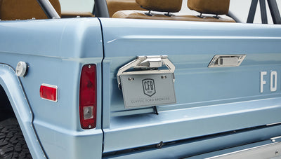 Classic Ford Bronco engine bay
