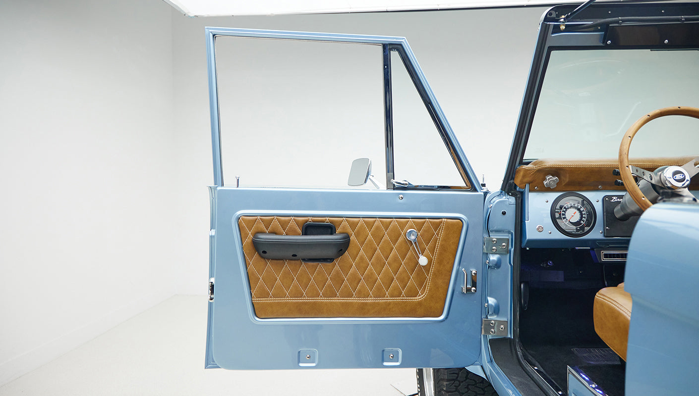 Classic Ford Bronco engine bay