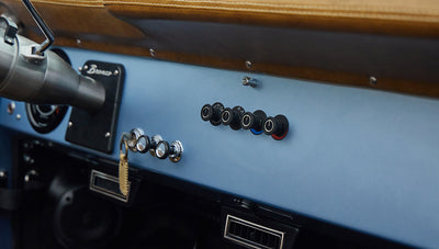 Classic Ford Bronco engine bay