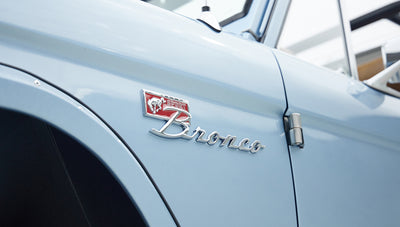 Classic Ford Bronco engine bay