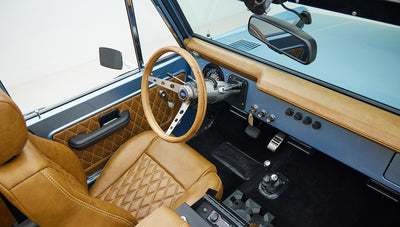 Classic Ford Bronco engine bay