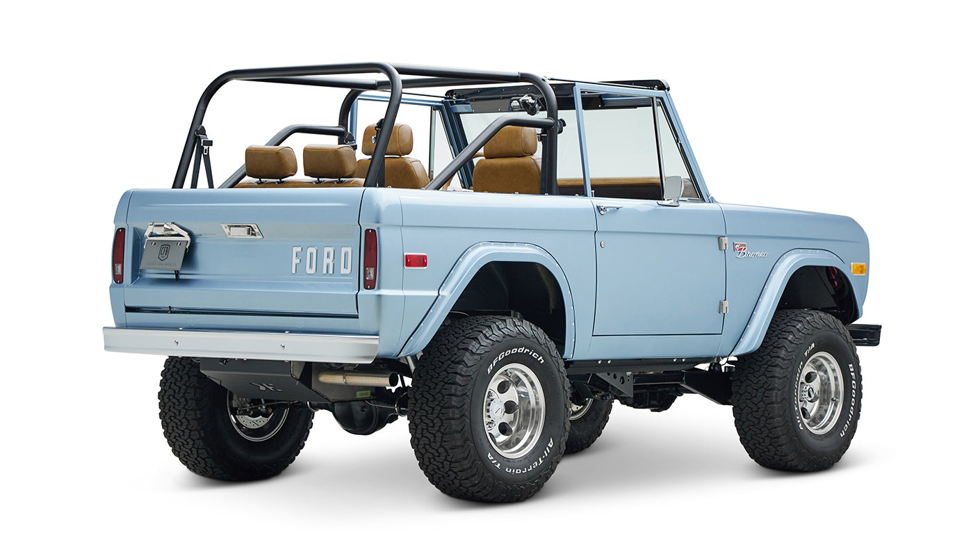 Classic Ford Bronco engine bay