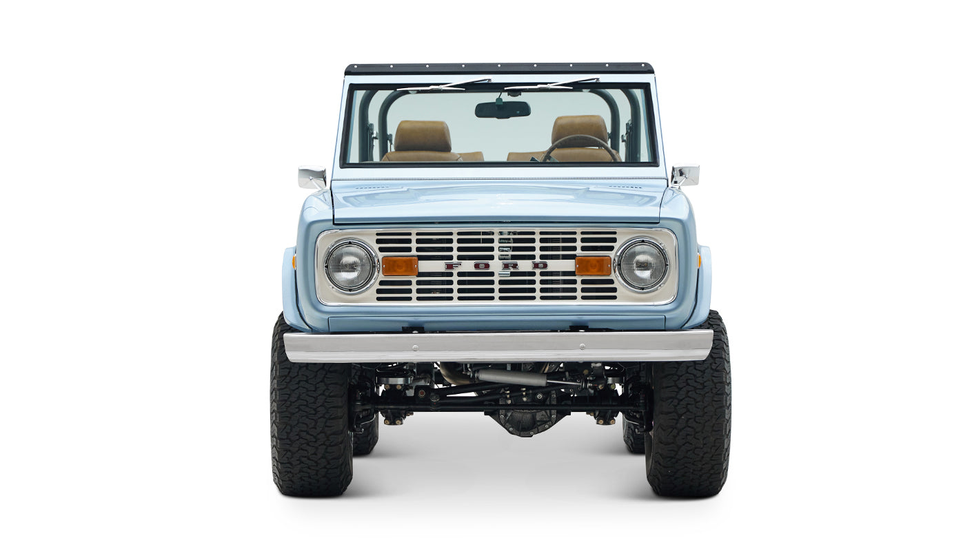 Classic Ford Bronco engine bay