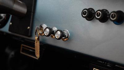 1975 ford bronco painted brittany blue knobs