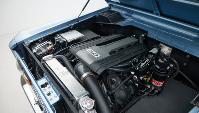 Classic Ford Bronco engine bay