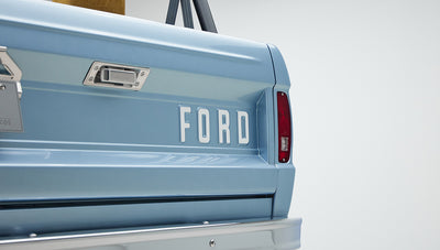 Classic Ford Bronco engine bay