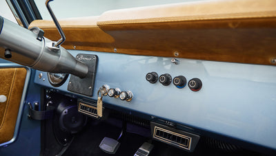 Classic Ford Bronco engine bay