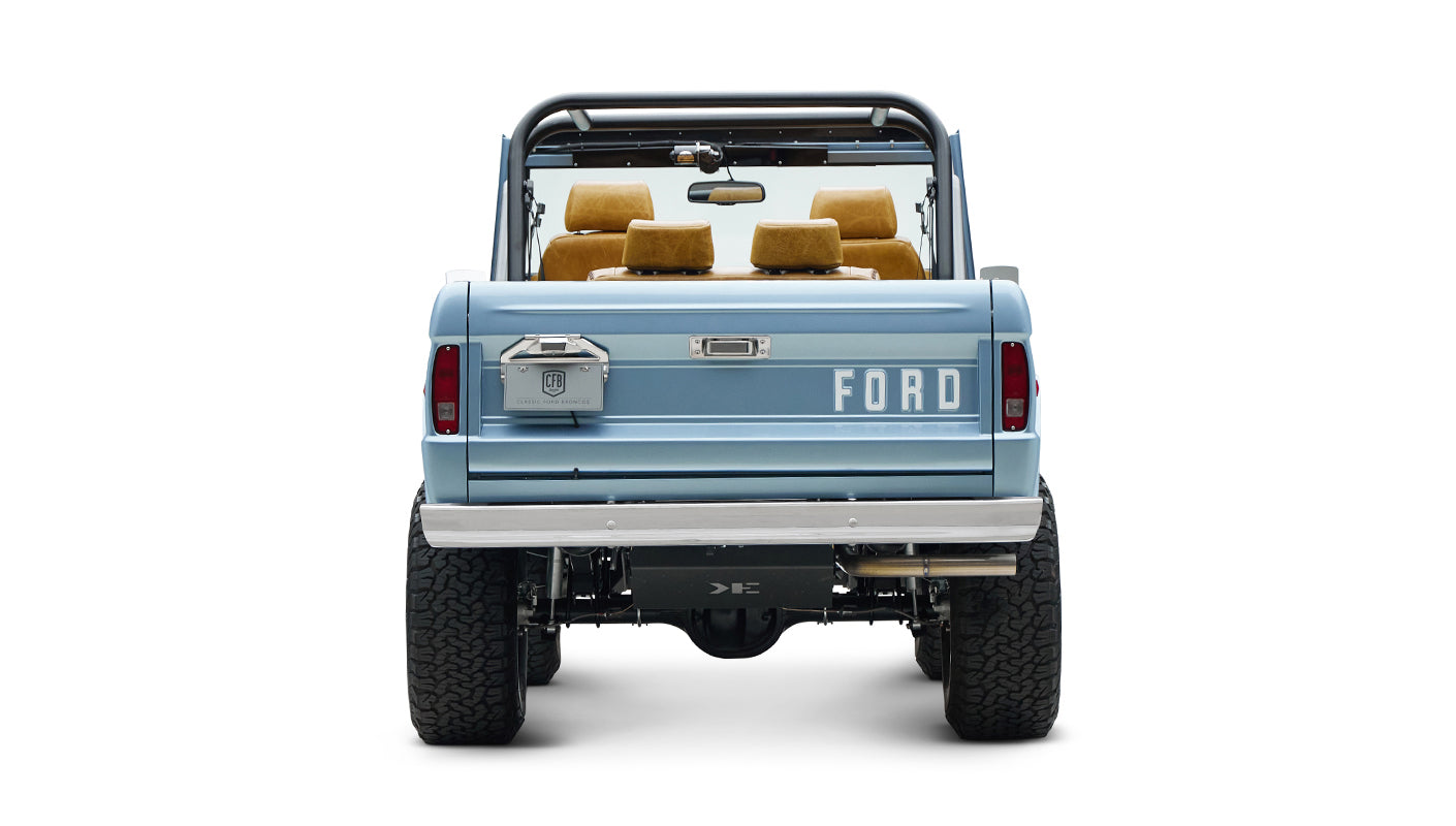 Classic Ford Bronco engine bay