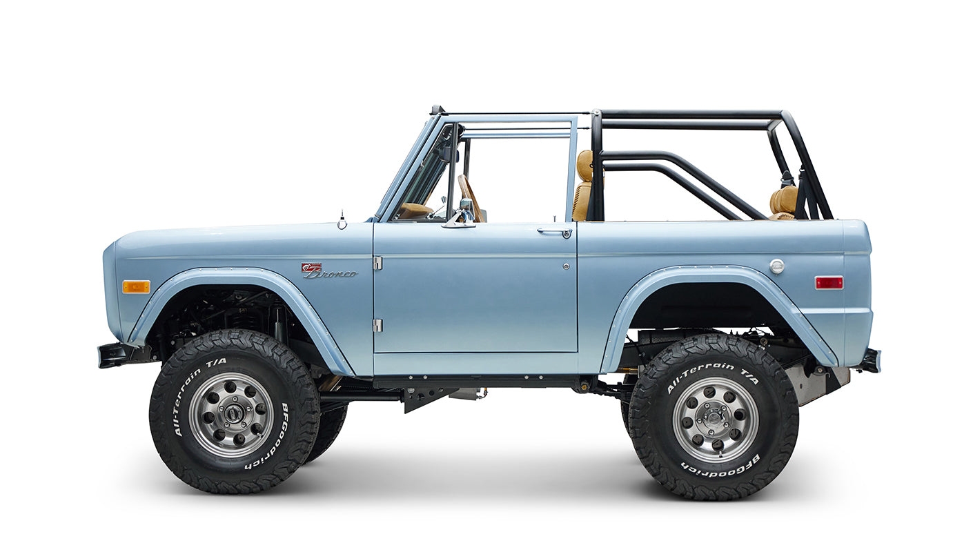Classic Ford Bronco engine bay