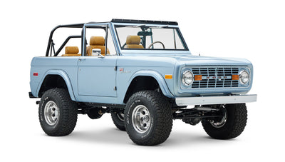 Classic Ford Bronco engine bay