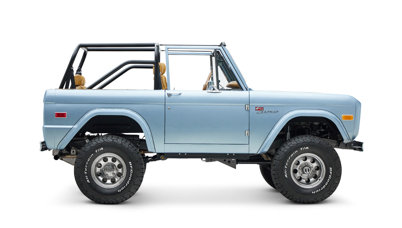 Classic Ford Bronco engine bay