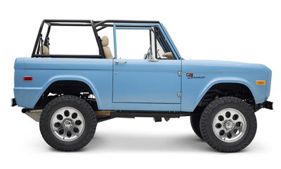 Classic Ford Bronco Ford Bronco 1976 Frozen Blue Coyote Series Passenger Side series
