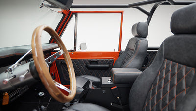 Black CFB diamond stitch interior