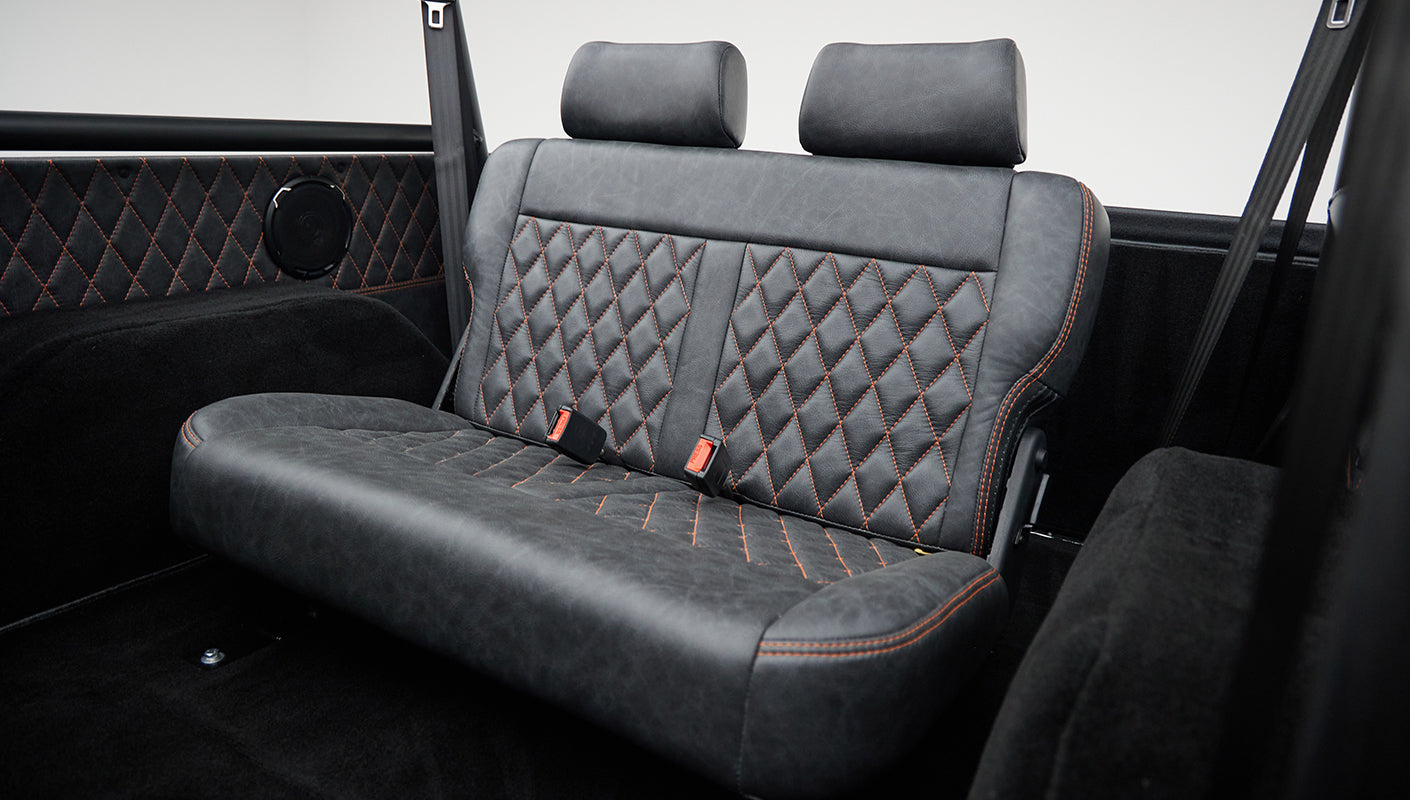 Black CFB diamond stitch interior