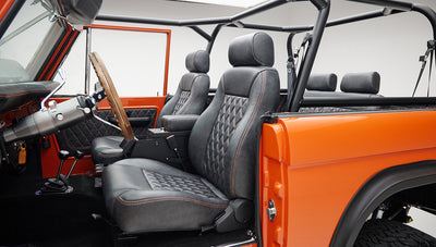 Black CFB diamond stitch interior