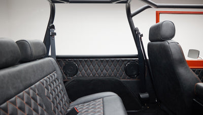 Black CFB diamond stitch interior