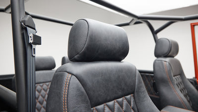Black CFB diamond stitch interior