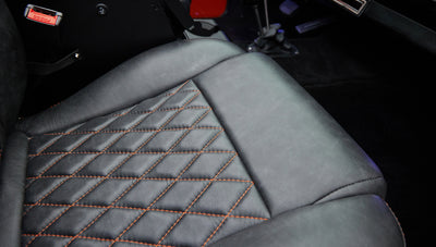 Black CFB diamond stitch interior