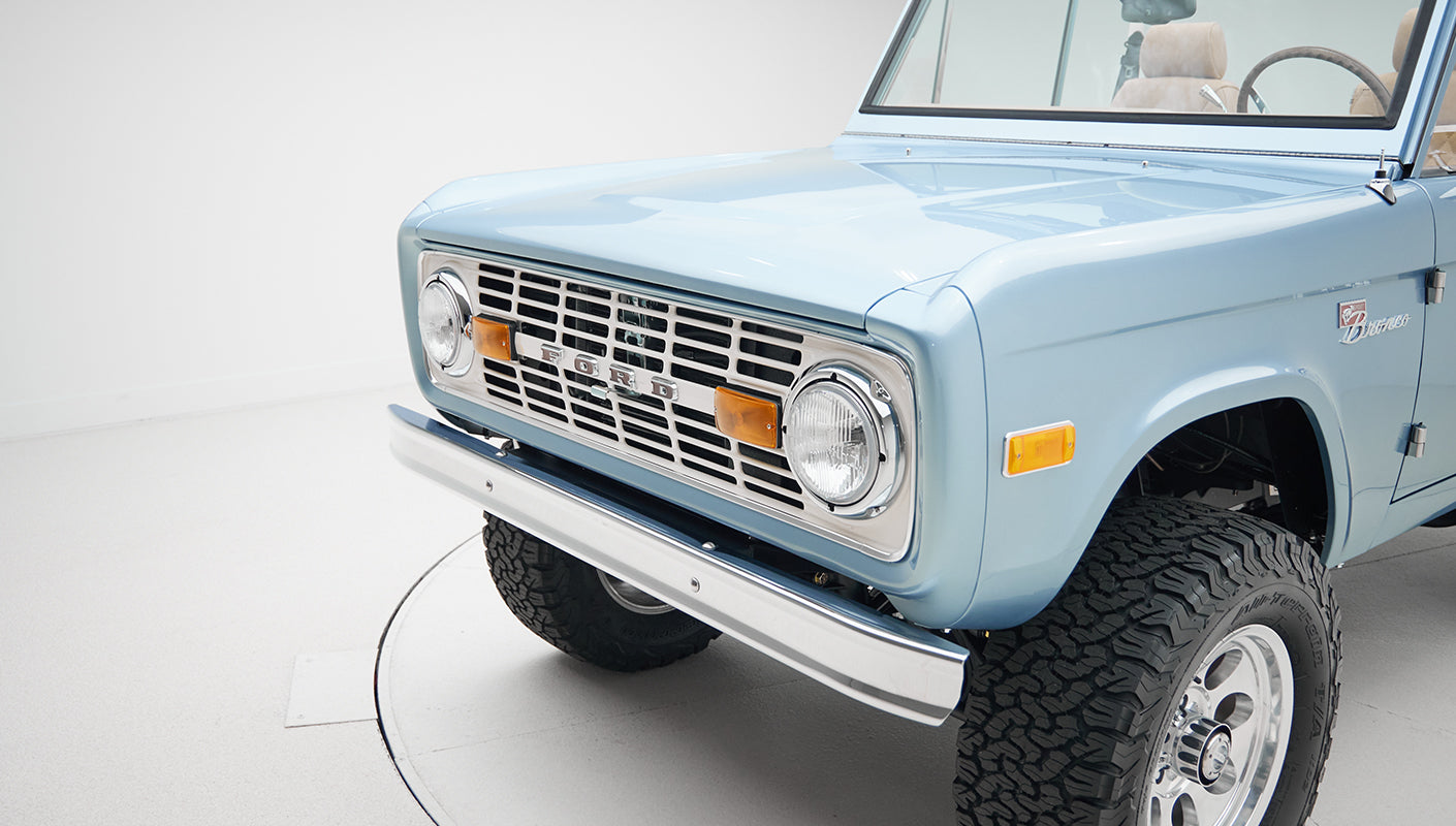Classic Ford Bronco Ford Bronco 1966 Brittany Blue Coyote Series series