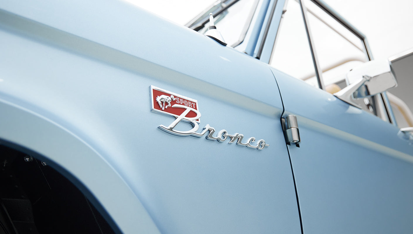 Classic Ford Bronco Ford Bronco 1966 Brittany Blue Coyote Series series