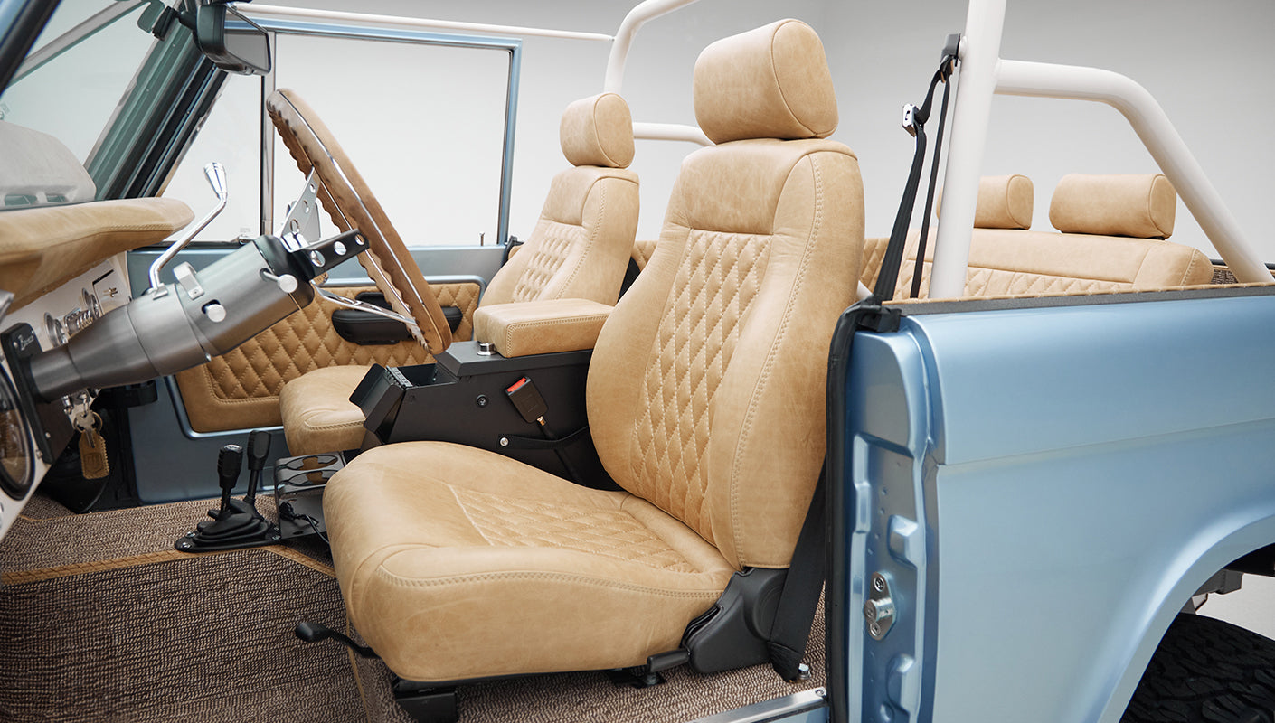 Classic Ford Bronco Ford Bronco 1966 Brittany Blue Coyote Series series