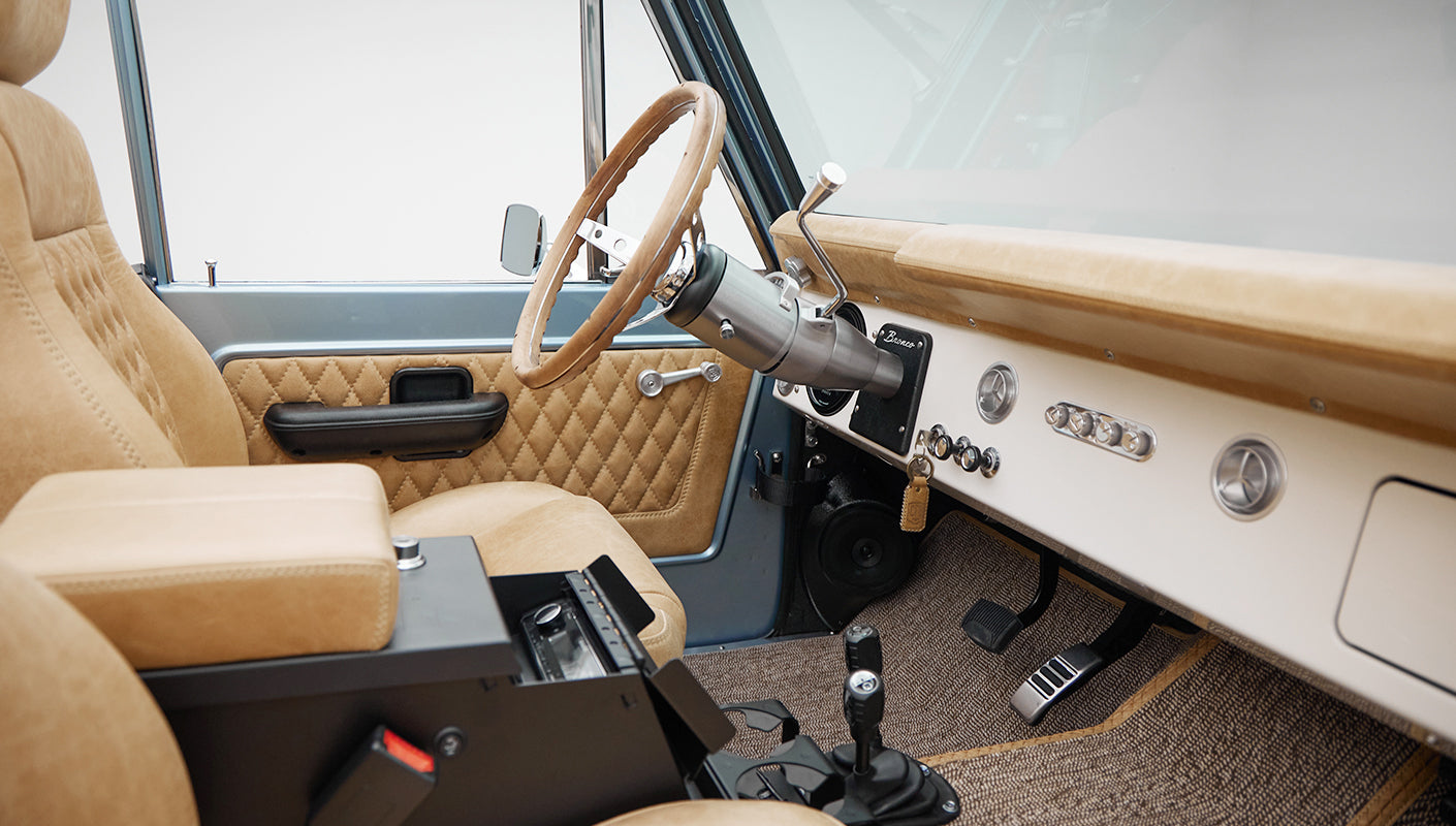 Classic Ford Bronco Ford Bronco 1966 Brittany Blue Coyote Series series