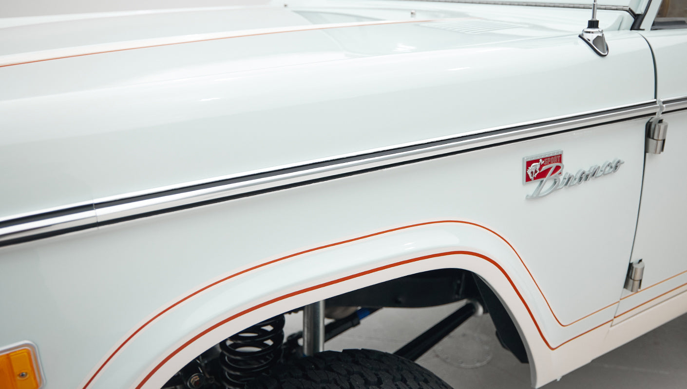 Classic Ford Bronco Ford Bronco 1973 Diamond Blue Coyote Series23 series