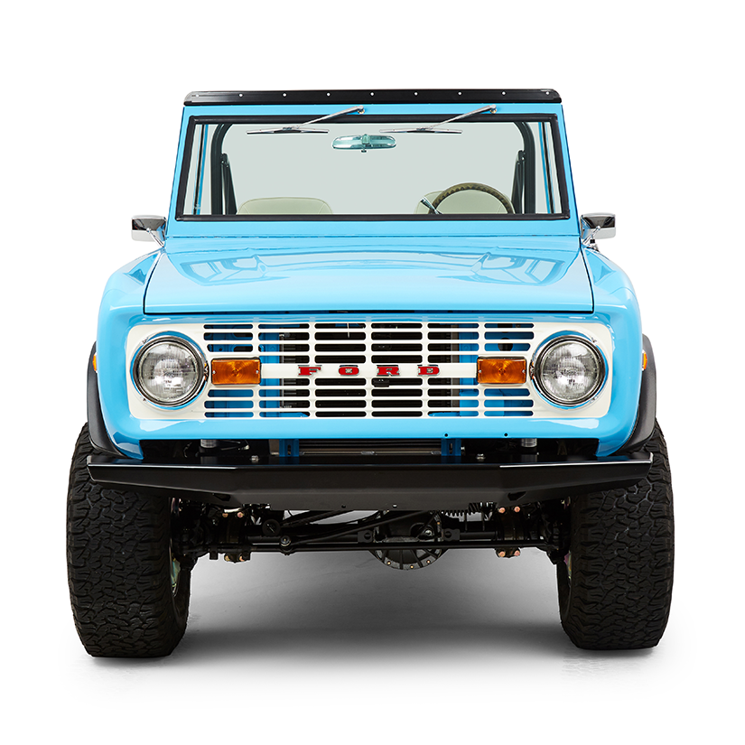 Classic Ford Bronco front view