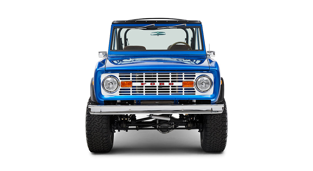 Classic Ford Bronco front view