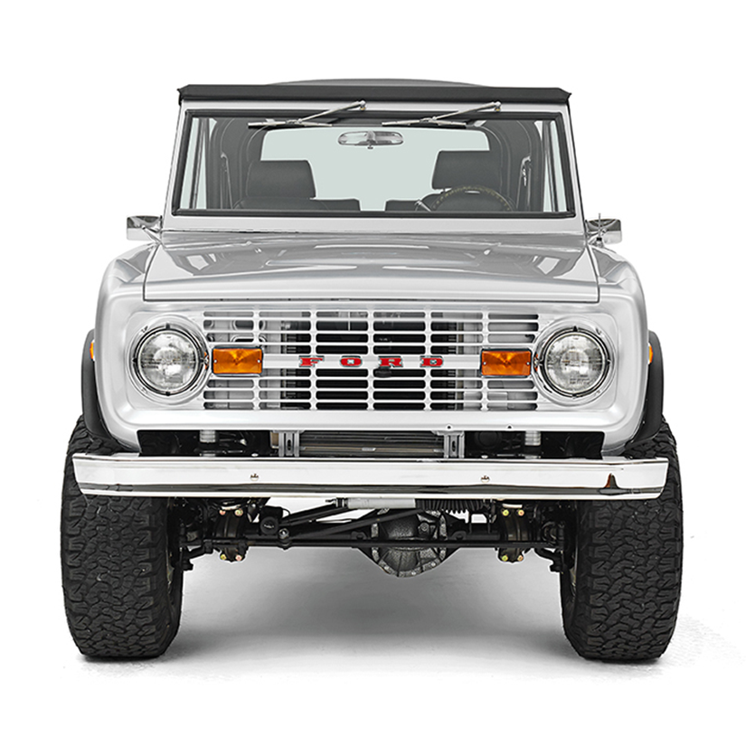 Classic Ford Bronco front view