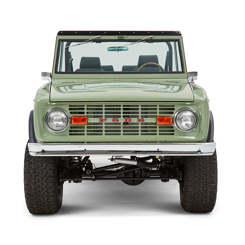Classic Ford Bronco front view