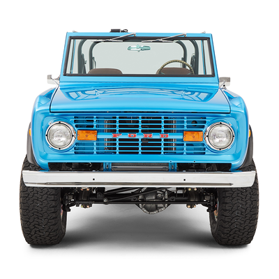 Classic Ford Bronco front view