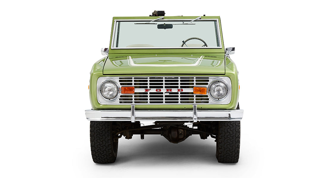 Classic Ford Bronco front view