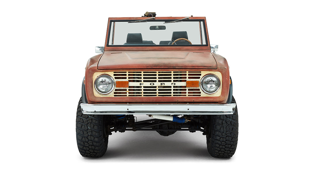 Classic Ford Bronco front view
