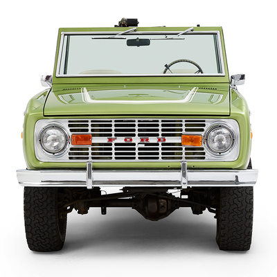 Classic Ford Bronco front view