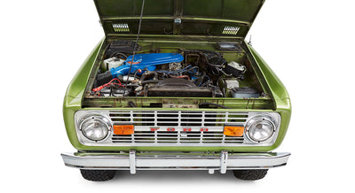 Classic Ford Bronco engine bay