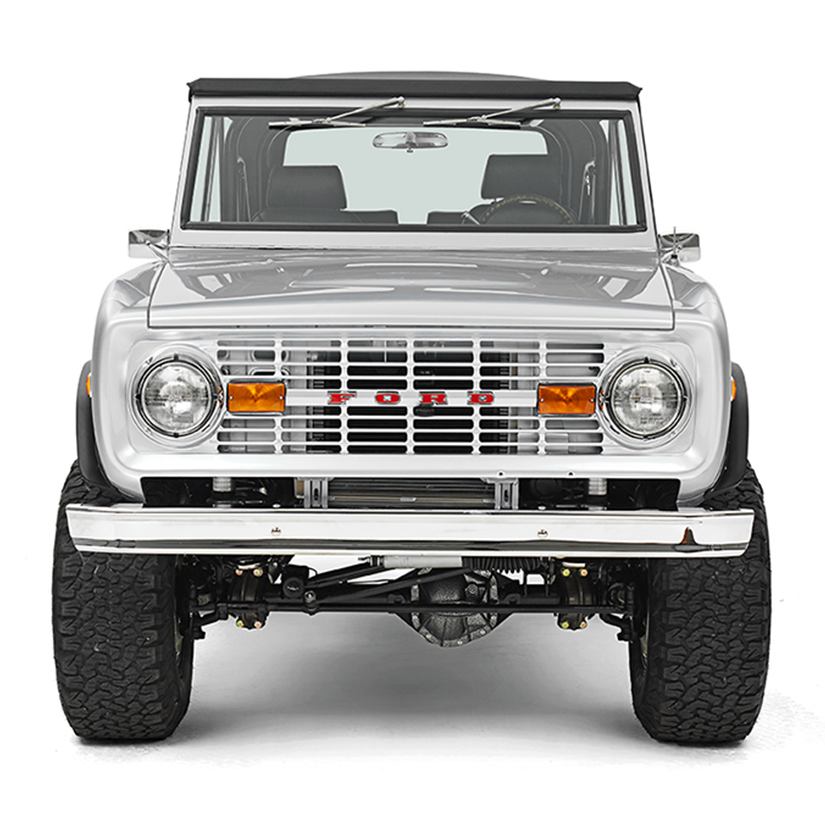 Classic Ford Bronco front view