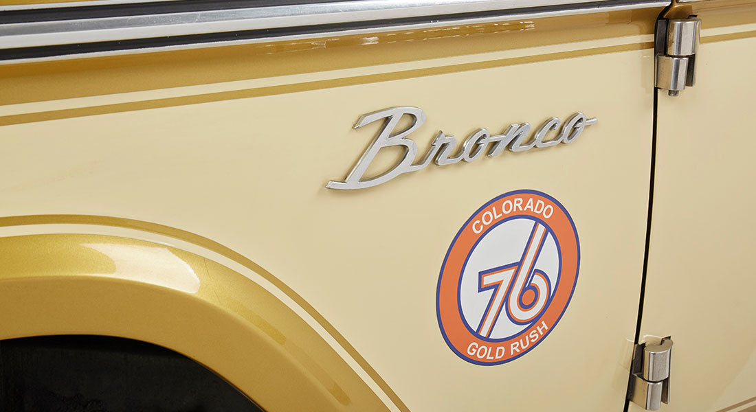 Gold Rush Ford Bronco