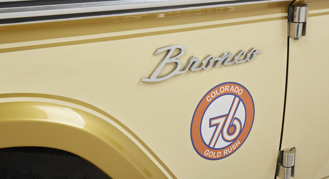 Gold Rush Ford Bronco