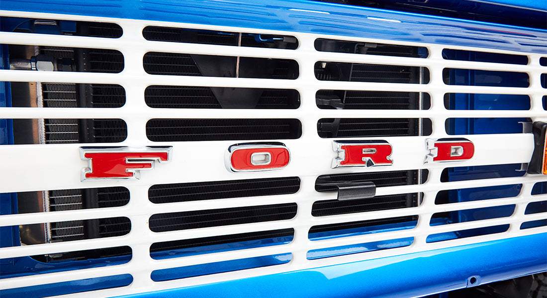 Classic Ford Bronco front grille