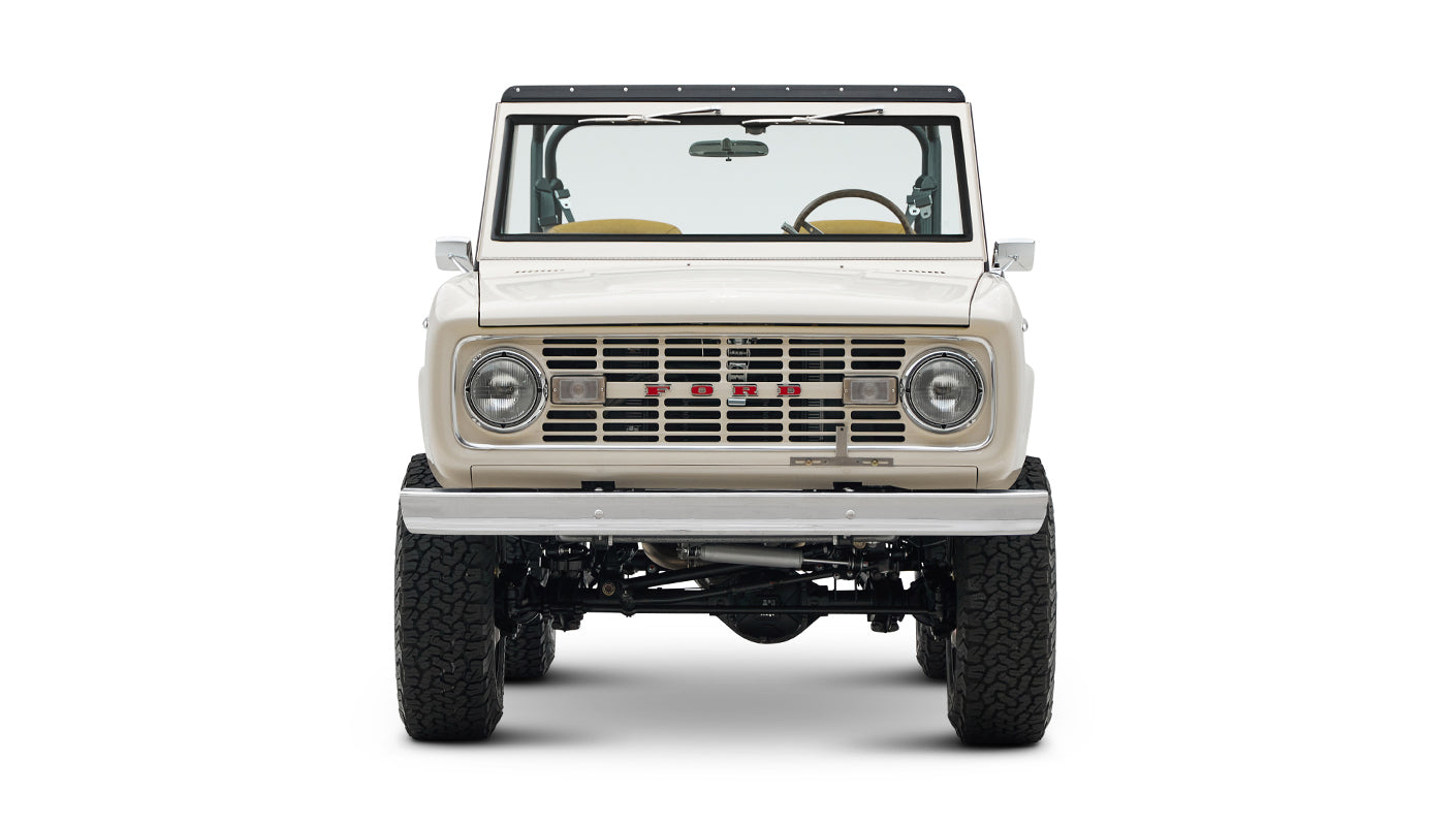 Classic Ford Bronco engine bay