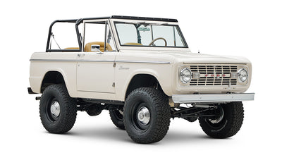 Classic Ford Bronco engine bay