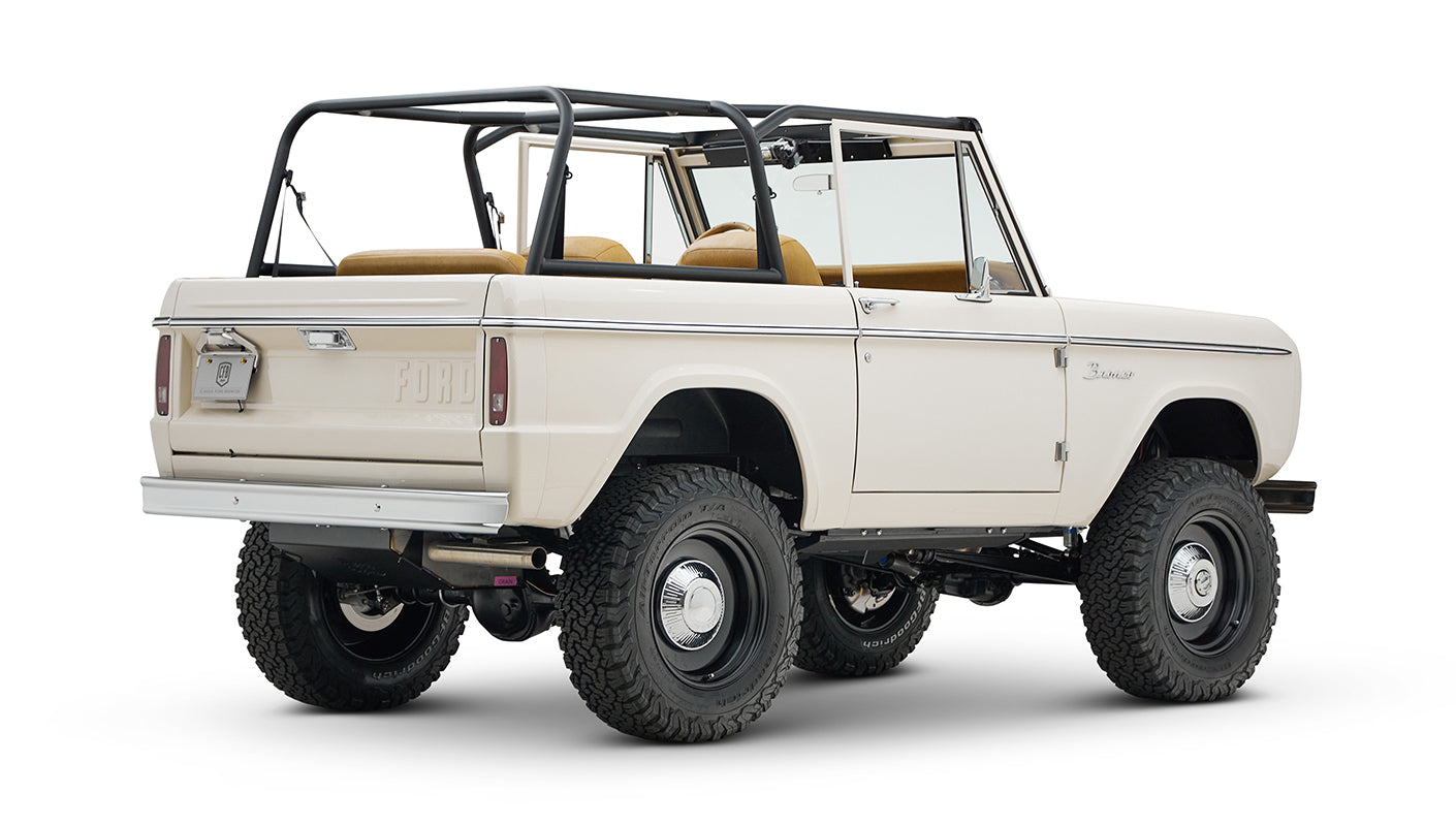 Classic Ford Bronco engine bay