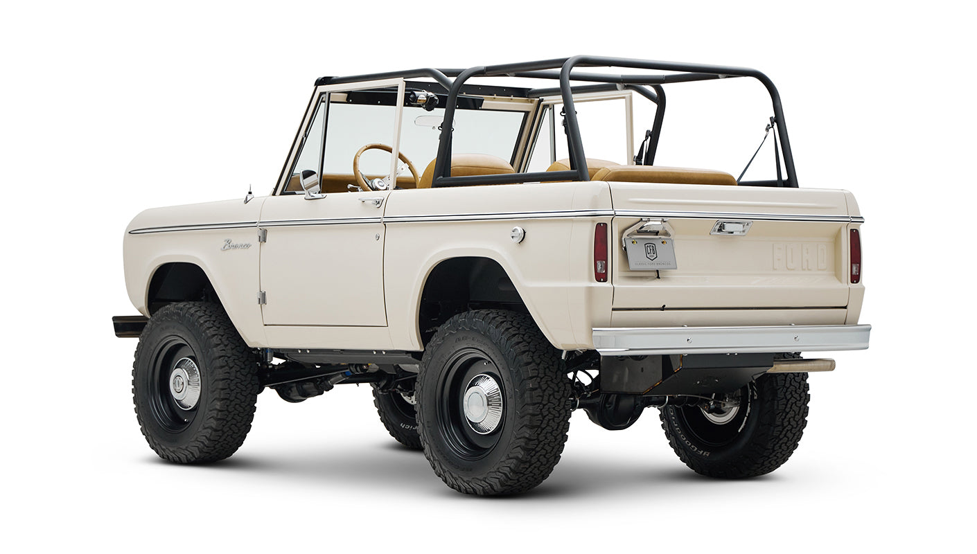 Classic Ford Bronco engine bay