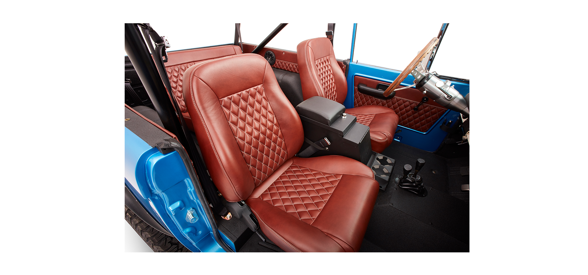 Classic Ford Bronco interior