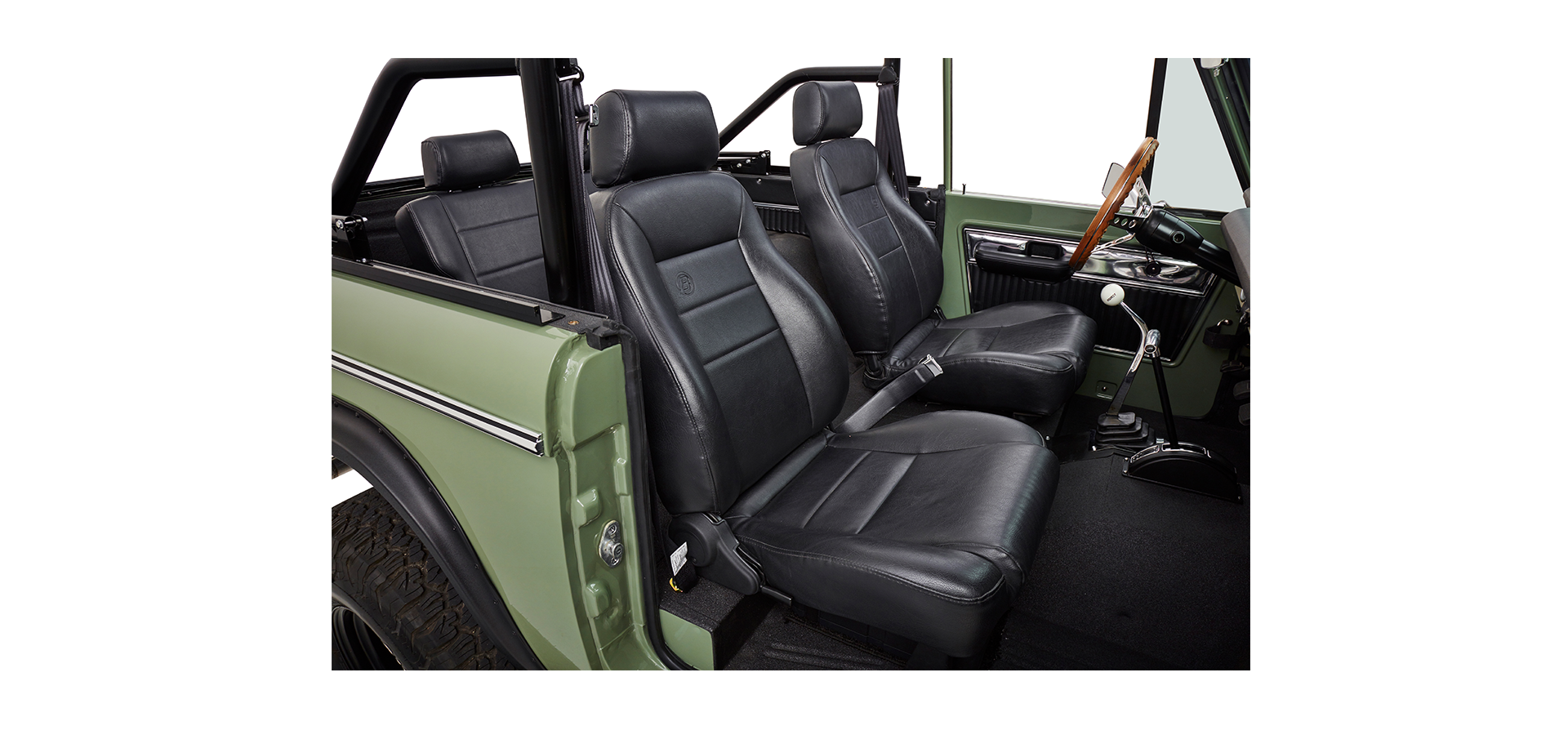 Classic Ford Bronco interior