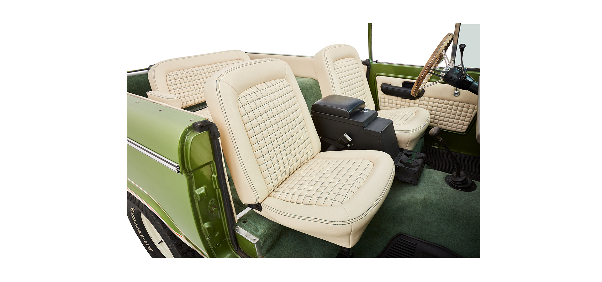 Classic Ford Bronco interior
