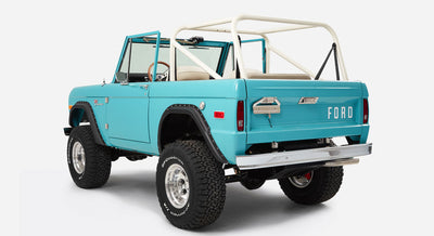 Turquoise Ford Bronco